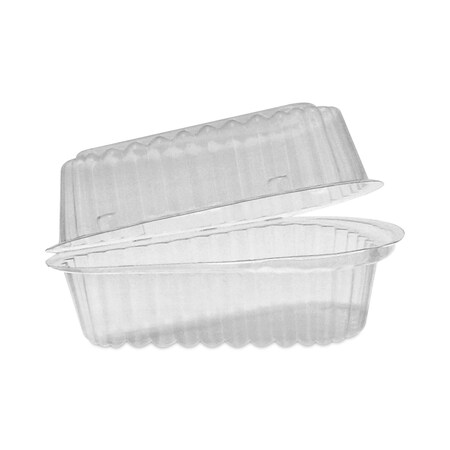 Pactiv Evergreen Hinged Lid Pie Wedge Container, 6" Pie Wedge, 4.5 x 4.5 x 2.5, Clear, PK510, 510PK YCI890060000